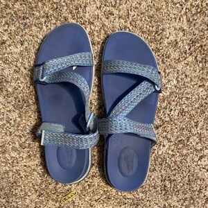 Dansko Blue and Multicolor Sandals for Women